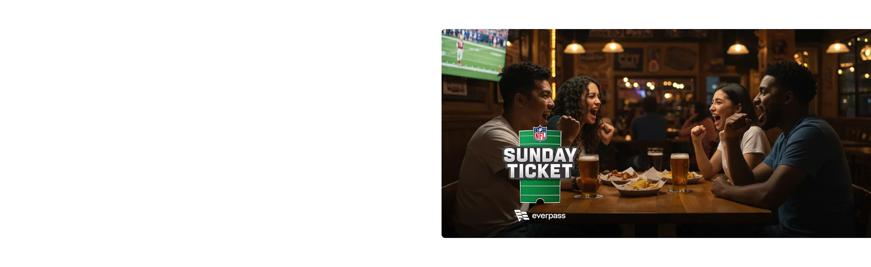 friends at bar watching nfl game